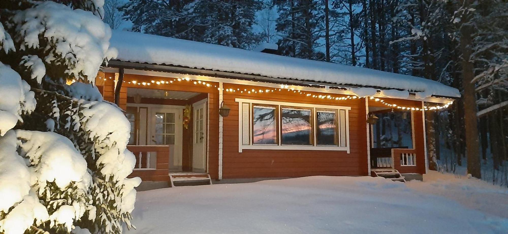 Korvala Log Cabins المظهر الخارجي الصورة